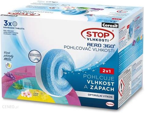 Ceresit tabletki pochłaniające wilgoć STOP WILGOCI AERO 360 triopack