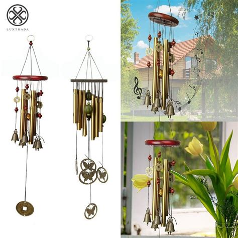 Luxtrada Wind Chimes Outdoor Large Wind Chimes 24 Garden Chimes With 4