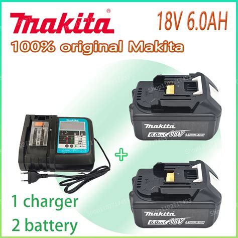 Makita 100 Oryginalny 18V Makita 6000mAh Litowo Jonowy Akumulator