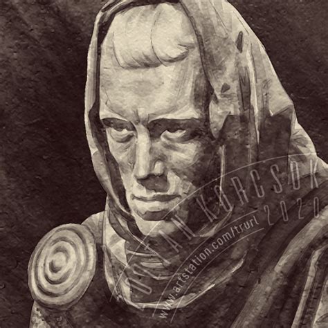 Antonius Block Portrait In Memoriam Max Von Sydow On Behance