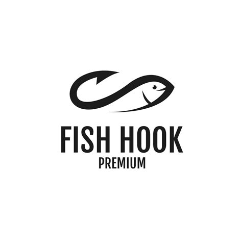 Fish Hook Logo Design Concept Vector Illustration Symbol Icon 25379720