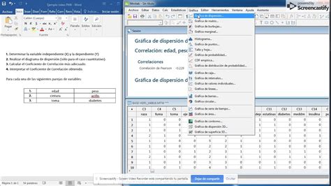 Coeficientes De Correlaci N Minitab Youtube