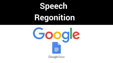 Speech Recognition In Google Docs Speech To Text YouTube