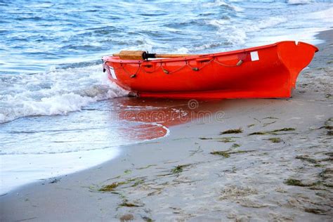 Rescue Boat on the Beach