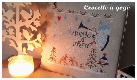 Crocette A Gog Angelo D Inverno Nuovo Cross Stitch Pattern