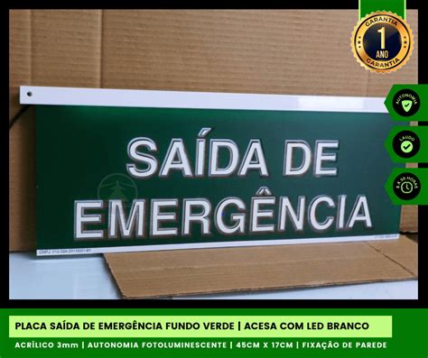 Dudaluz Sinaliza O De Emerg Ncia Placa Sa Da De Emerg Ncia C D