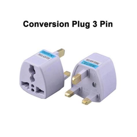 3 Pin Universal Adapter Plug Head UK Malaysia China Plug Socket