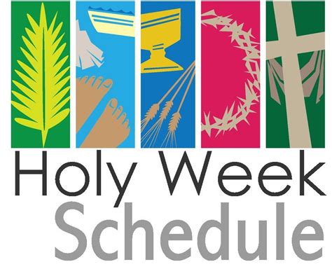 Holy Week Schedule — St Lukes Episcopal Church