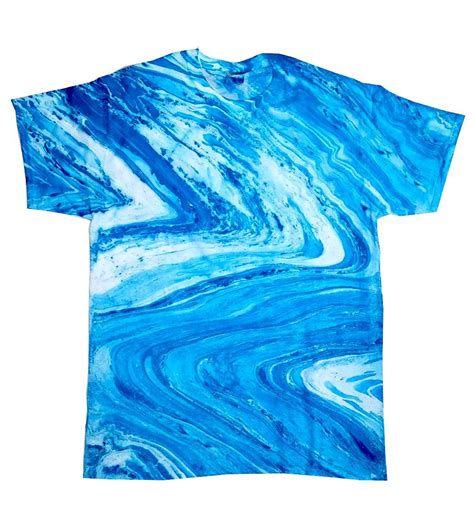 Marble Tie Dye Shirt Colorful Multi Color T Shirt