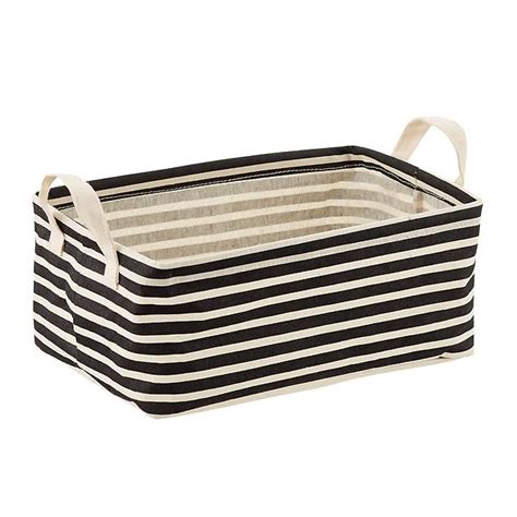 Fabric Print Storage Bins with Handles | The Container Store