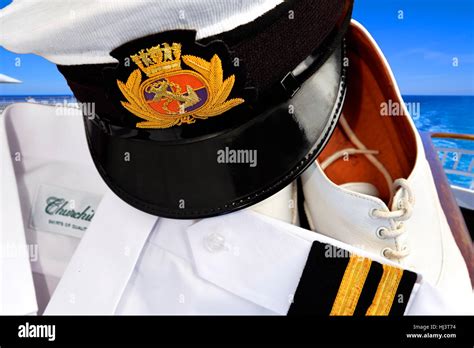 Merchant Navy dress uniforms Stock Photo - Alamy