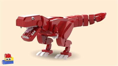 Lego Moc 45202 Tyrannosaura Tron Robotic T Rex Creator Basic Model Images