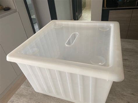 Square Storage Box With Lid And Wheels Furniture And Home Living Home Improvement And Organisation