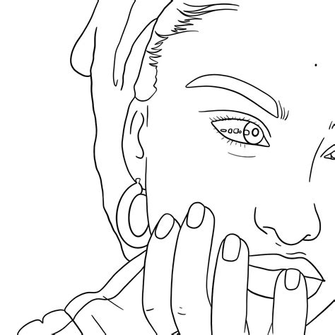 Black Outline Drawings Of People - annialexandra