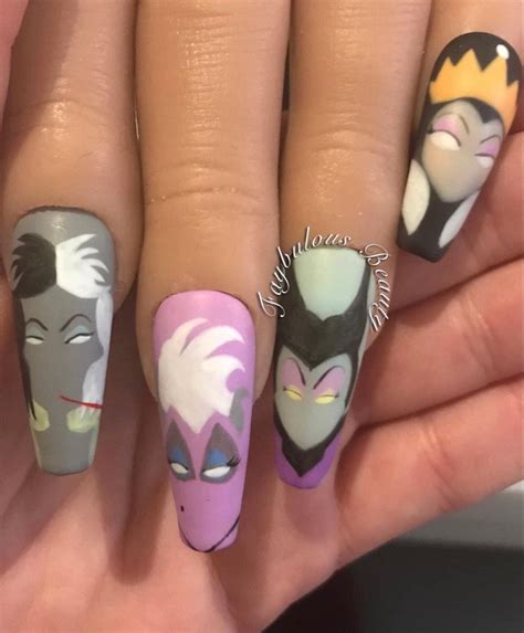 Disney Villains Disney Villains Villain Nails