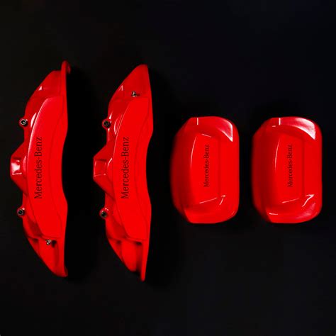 Brake Caliper Covers For Mercedes Benz G550 1991 2018 In Red Color S