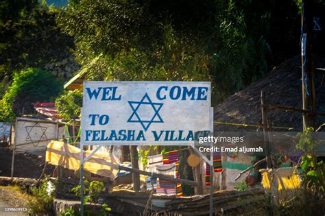 Falasha Village Jewish Village Gondar Ethiopia High Res Stock Photo