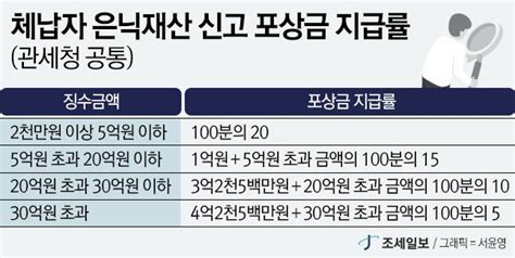 서울세관 체납자 은닉재산 제보자에 1000만원 지급 네이트 뉴스