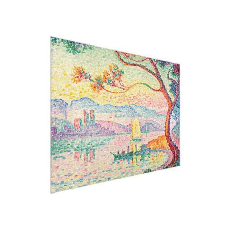 Paul Signac Der Hafen Von Antibes Glasbild Im Querformat 4 3