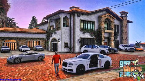 Billionaires Mansion In Gta 5 Lets Go To Work Gta 5 Mods 4k Youtube