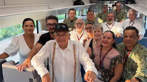 AMLO estrena el Tren Maya con recorrido de Campeche a Mérida