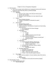 Nurs Pain Temperature Regulation Docx Chapter Pain