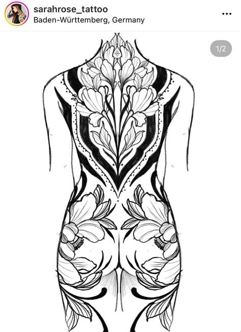 Pin By Eloise Rose On Tattoo Floral Back Tattoos Floral Thigh