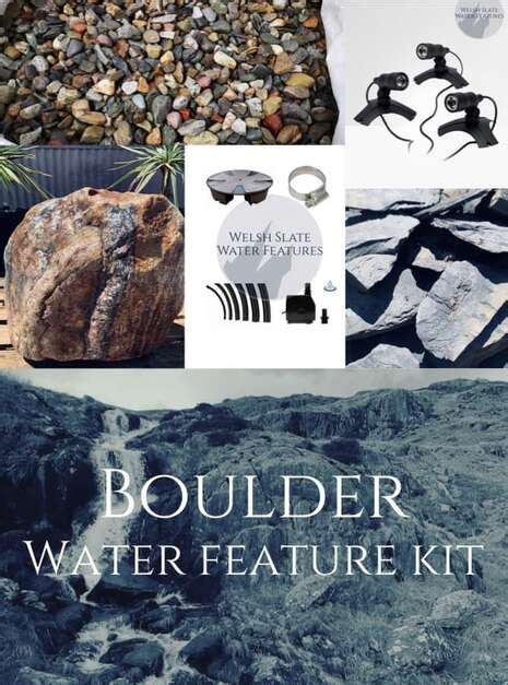 Boulder Water Feature Kit | Welsh Slate Water Features