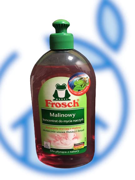 Frosch Malinowy koncentrat do mycia naczyń 500 ml Healthy Leaves