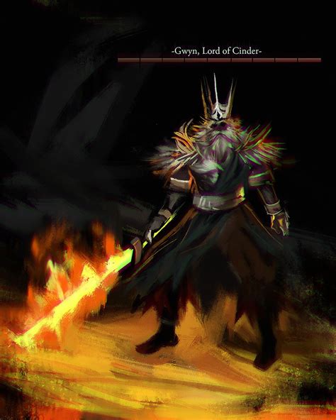 Dark Souls Gwyn Lord Of Cinder Fanart - 1000x1250 Wallpaper - teahub.io