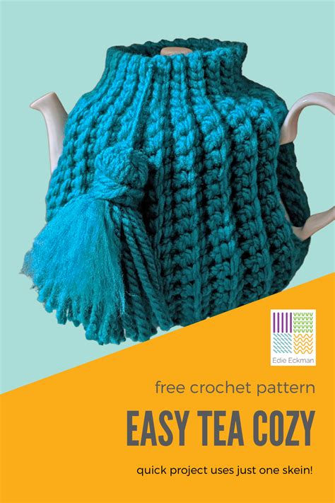 Free Crochet Pattern Easy Crocheted Tea Cozy Artofit