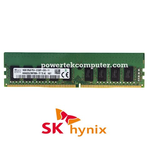 Sk Hynix Ddr Ecc Unbuffered Dimm Hma Gu Mfr N Tf Gb Rx Pc P