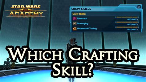 Swtor How To Craft Guide