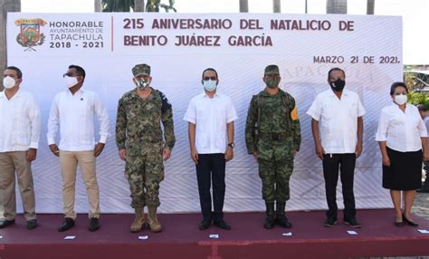 Conmemora El Ayuntamiento De Tapachula Natalicio De Benito Ju Rez