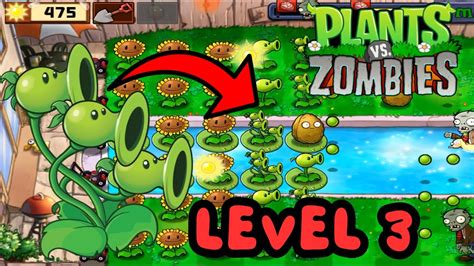 Plants Vs Zombies Pool Level 3 Plants Vs Zombies Gameplay YouTube