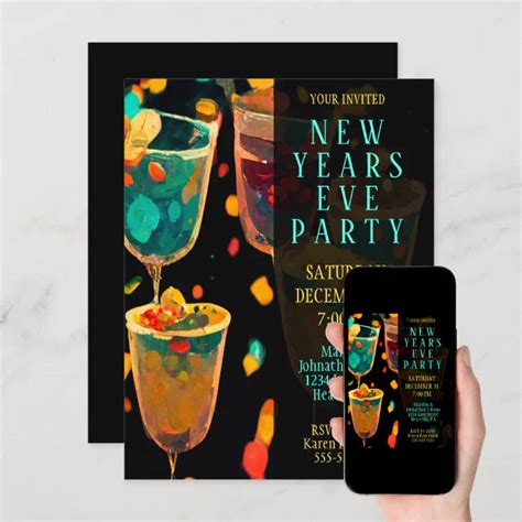 New Years Eve Party Invitation | Zazzle