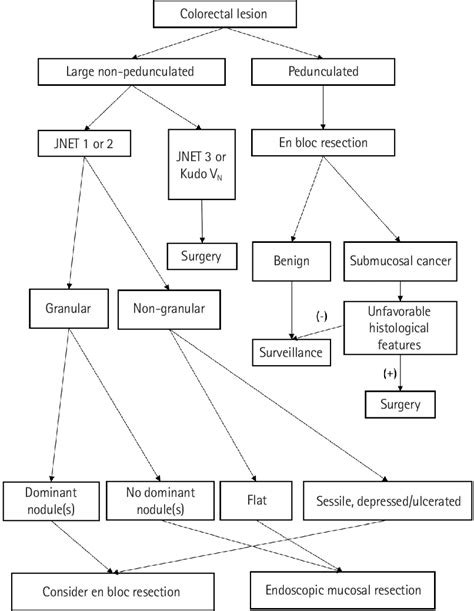 Management Algorithm Of Colorectal Polyp According To Morphology And