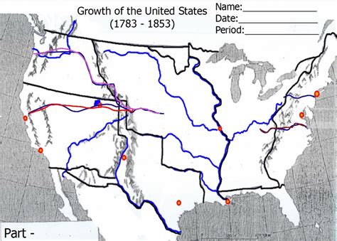 Transcontinental Railroad Map