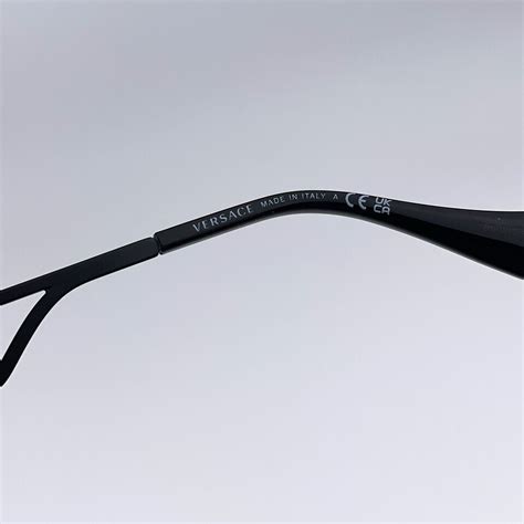 New Versace Ve3326u 5380 Black Frame Logo Square Men Eyeglasses Ebay