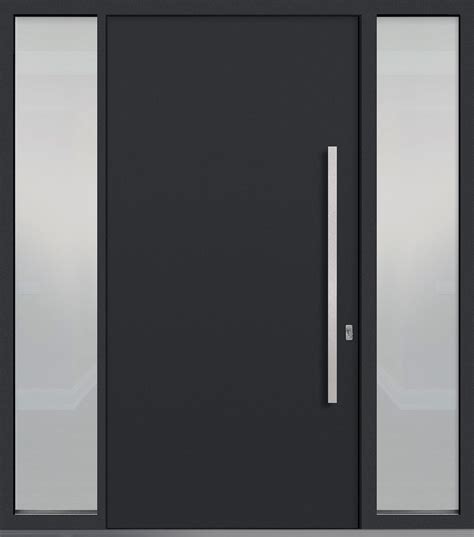 DB ALU A1 2SL18 Wood Aluminum Matte Dark Gray Aluminum Wood Entry