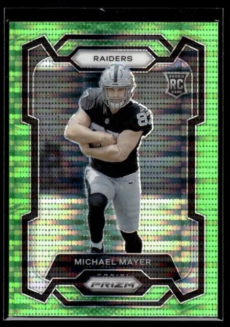 CARTE RECRUE MICHAEL Mayer 2023 Panini Prizm Vert Pulsar RC 361 EUR 9