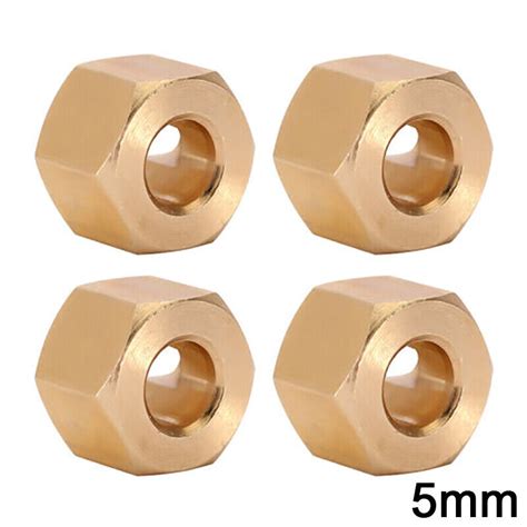 Injora Mm Mm Mm Mm Brass Wheel Hex Hub Extenders For Traxxas Trx M