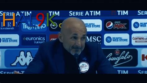 Napoli Inter Spalletti Conferenza Post Gara Youtube