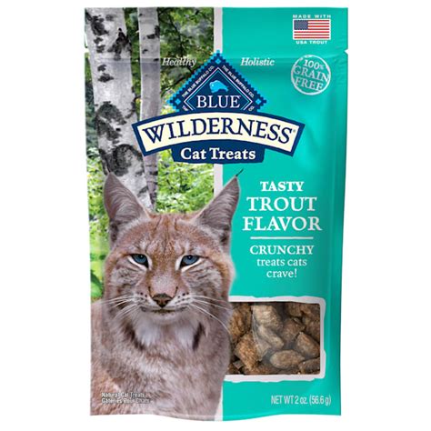 Blue Buffalo Blue Wilderness Crunchy Trout Flavor Cat Treats, 2 oz. | Petco