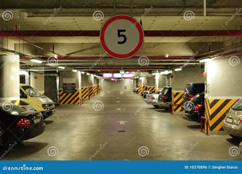 Underground Parking Stock Photo Image Of Corridor Underground 10370896