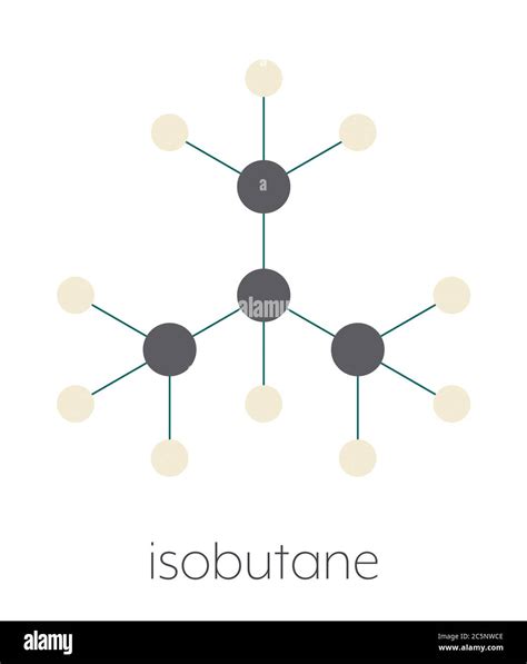 Isobutane molecular structure hi-res stock photography and images - Alamy