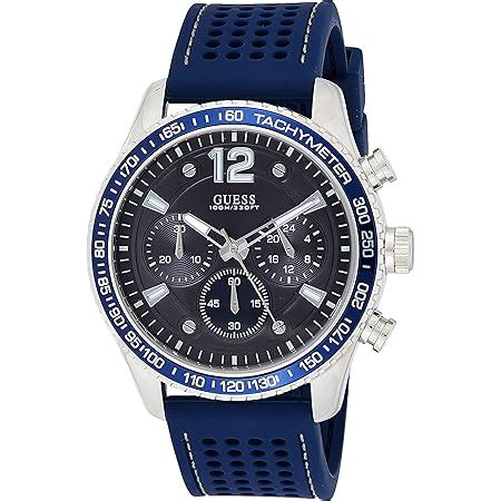 Guess W0034G7 Reloj analógico de Cuarzo para Hombre con Correa de