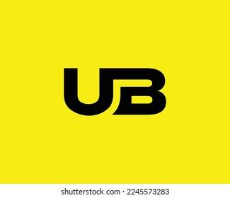 Ub Logo Design Vector Template Stock Vector (Royalty Free) 2245573283 ...