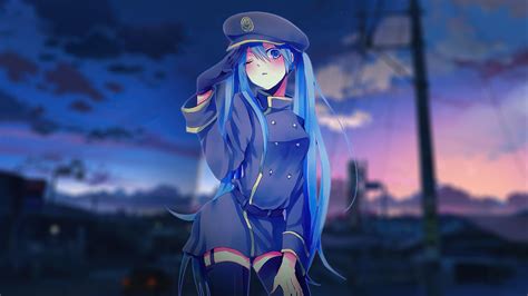 Anime Girl Blue Wallpapers - Wallpaper Cave