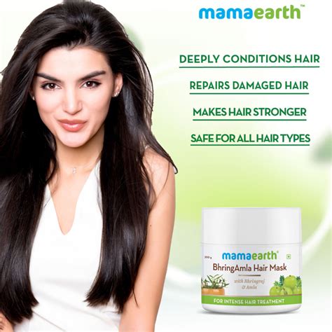 Buy Mamaearth Hair Mask Bhringamla 200 Gm Online At Discounted Price Netmeds